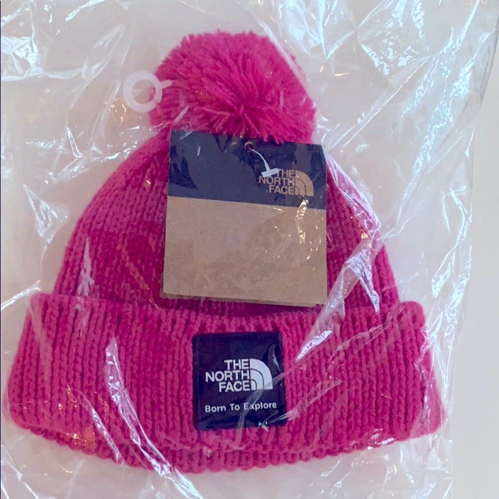 Baby North Face Hat - Hot Pink